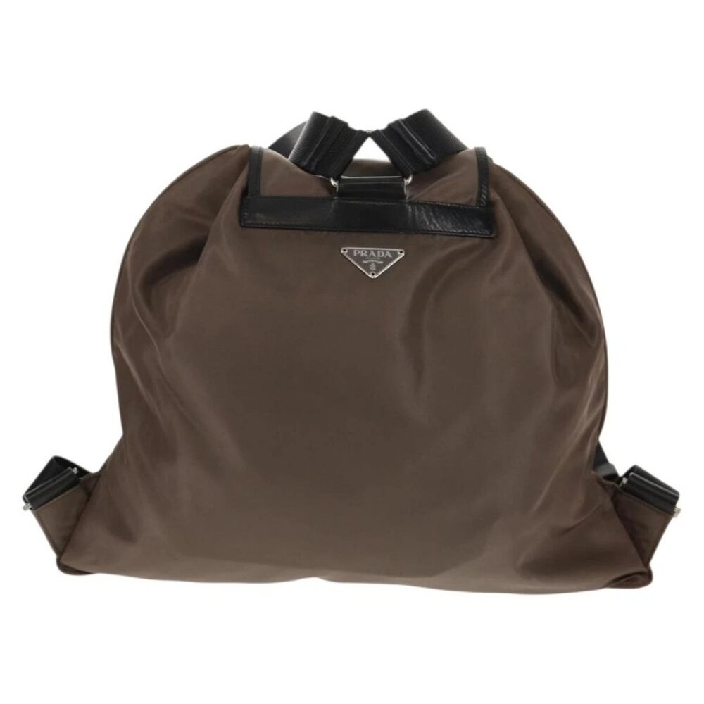 Prada Backpack Nylon Gray Silver - image 2